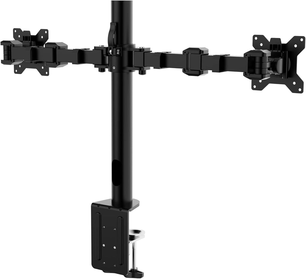 Amazon Basics Single Monitor Stand - Height Adjustable Arm Mount, Steel, Black