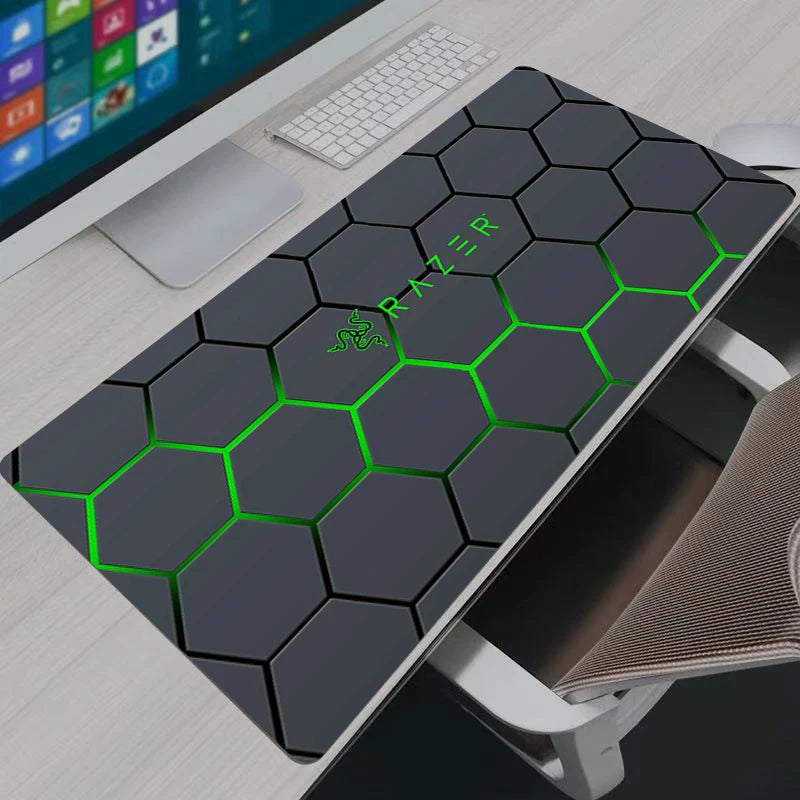 Razer Hexagon Mouse Pad Anime Gaming Accessories XXL Carpet Gamer PC Computer Keyboard Desk Mat Mausepad Office Gifts Mouse Pads